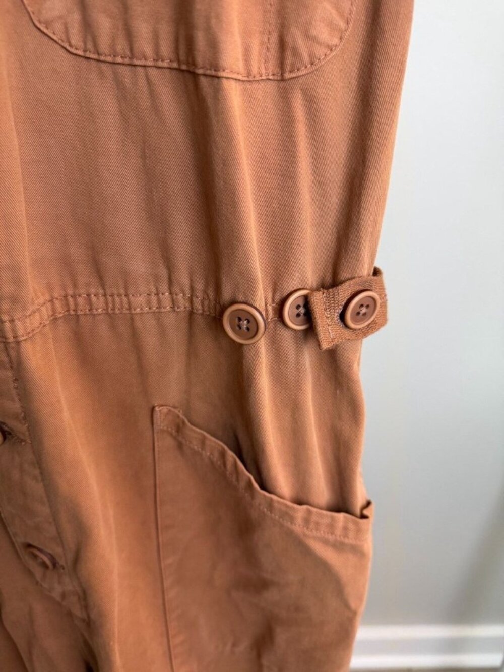Pistola Grover Short-Sleeve Cotton Field Jumpsuit Size Medium - Picture 9 of 12